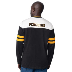Pittsburgh Penguins Starter Blitz Durene Long Sleeve T-Shirt - Black | NHL on sale