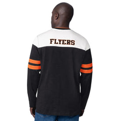 Philadelphia Flyers Starter Blitz Durene Long Sleeve T-Shirt - Black | NHL online