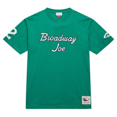 Joe Namath New York Jets Retired Player Nickname T-Shirt - Kelly Green - Mitchell & Ness