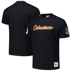 Chad Johnson Cincinnati Bengals Retired Player Nickname T-Shirt - Black - Mitchell & Ness
