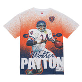 Walter Payton Chicago Bears Burst Retired Player T-Shirt - Gray - Mitchell & Ness