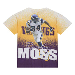 Randy Moss Minnesota Vikings Burst Retired Player T-Shirt - Gray - Mitchell & Ness