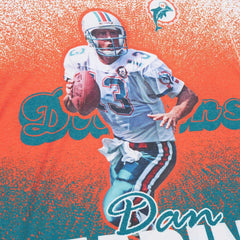 Dan Marino Miami Dolphins Burst Retired Player T-Shirt - White - Mitchell & Ness
