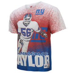 Lawrence Taylor New York Giants Burst Retired Player T-Shirt - Gray - Mitchell & Ness