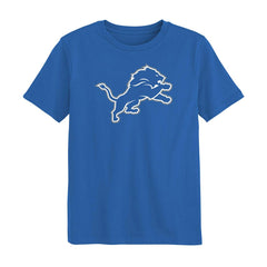 Detroit Lions Preschool Primary Logo T-Shirt - Blue - NFL