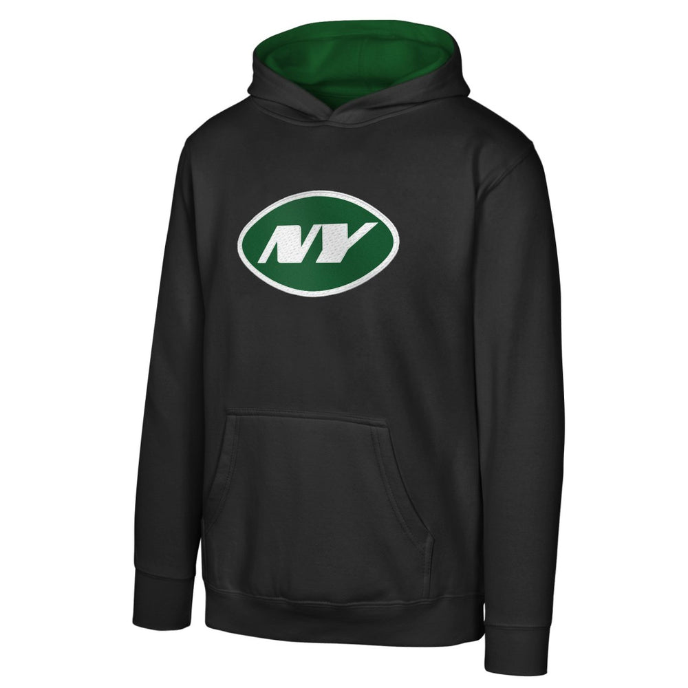 New York Jets Youth Prime Pullover Hoodie - Black - NFL