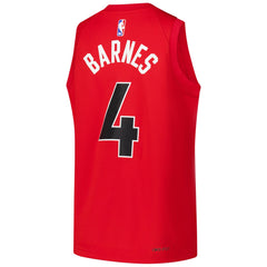Nike Scottie Barnes Toronto Raptors Youth Swingman Jersey Icon Edition Red