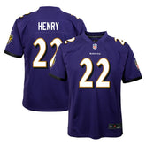 Derrick Henry Baltimore Ravens Youth Game Jersey - Purple - Nike