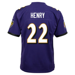 Derrick Henry Baltimore Ravens Youth Game Jersey - Purple - Nike