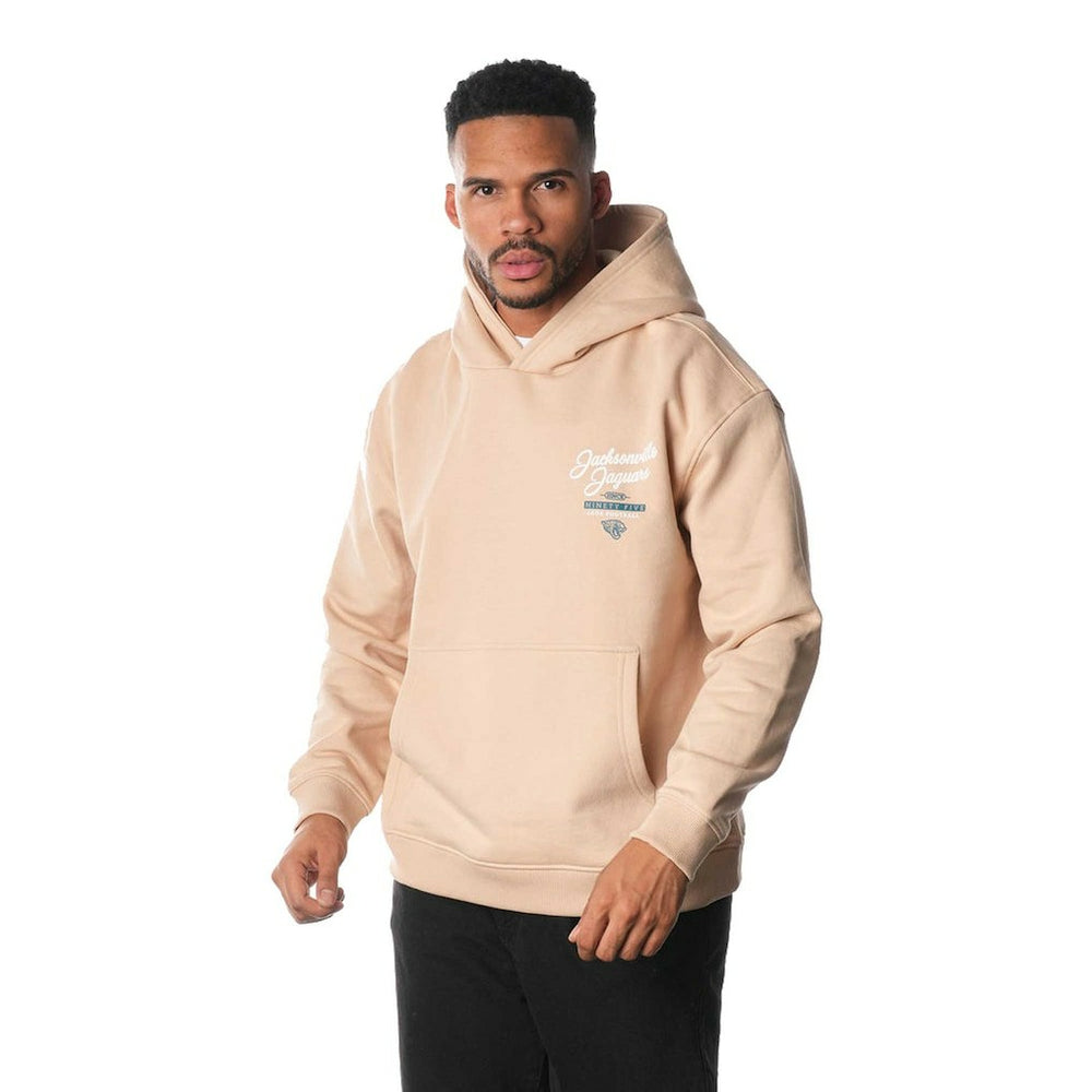 Jacksonville Jaguars The Wild Collective Unisex Fleece Pullover Hoodie - Cream - NFL