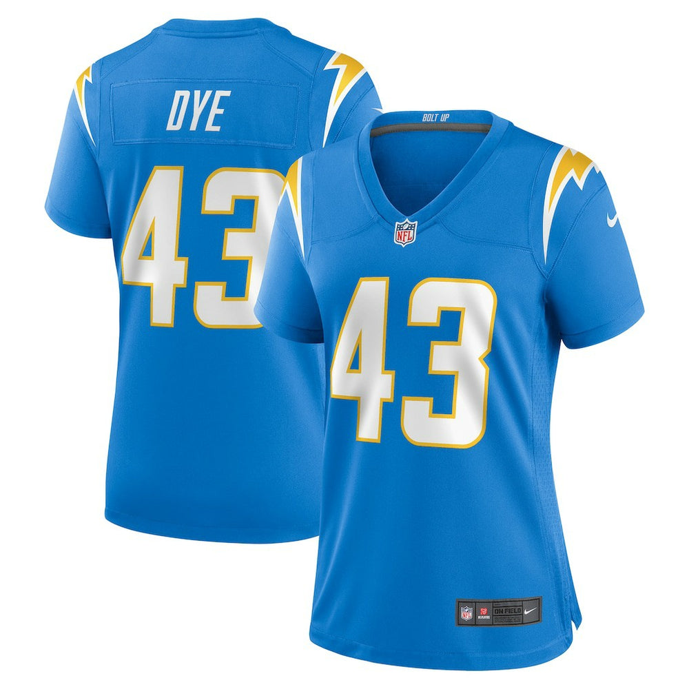 Troy Dye Los Angeles Chargers Women's Game Jersey - Powder Blue - Nike