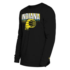 New Era Indiana Pacers 2024/25 City Edition Long Sleeve T-Shirt Black