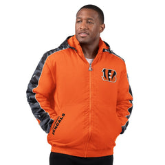 Cincinnati Bengals Starter Thursday Night Gridiron Full-Zip Jacket - Orange - NFL