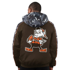 Cleveland Browns Starter Thursday Night Gridiron Full-Zip Hoodie Jacket - Brown - NFL