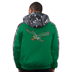 Philadelphia Eagles Starter Thursday Night Gridiron Full-Zip Hoodie Jacket - Kelly Green - NFL