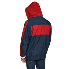 New England Patriots Tommy Hilfiger Gael Lightweight Half-Zip Hoodie Jacket - Navy - NFL