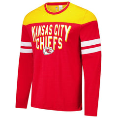 Kansas City Chiefs G-III Sports by Carl Banks Adaptive Hail Mary Long Sleeve T-Shirt - Red/Gold - NFL