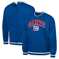 New York Giants G-III Sports by Carl Banks Adaptive Blocker Fleece Pullover Sweatshirt - Royal - NFL