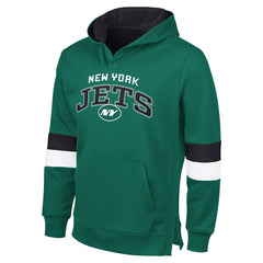 New York Jets G-III Sports by Carl BanksMen's Adaptive Faceoff Pullover Hoodie - Green/Gray - NFL