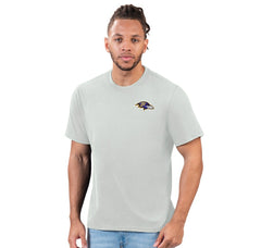 Baltimore Ravens Margaritaville Flip Flop T-Shirt - Gray - NFL