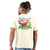 Arizona Cardinals Margaritaville Flip Flop T-Shirt - Cream - NFL