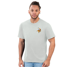 Minnesota Vikings Margaritaville Flip Flop T-Shirt - Gray - NFL