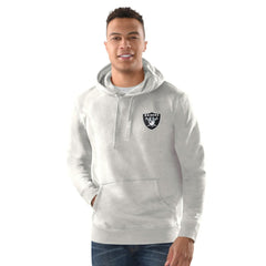 Las Vegas Raiders Margaritaville Time Flies Garment Dyed Pullover Hoodie - Gray - NFL