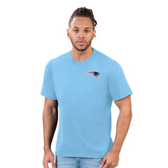 New England Patriots Margaritaville Time Flies T-Shirt - Light Blue - NFL
