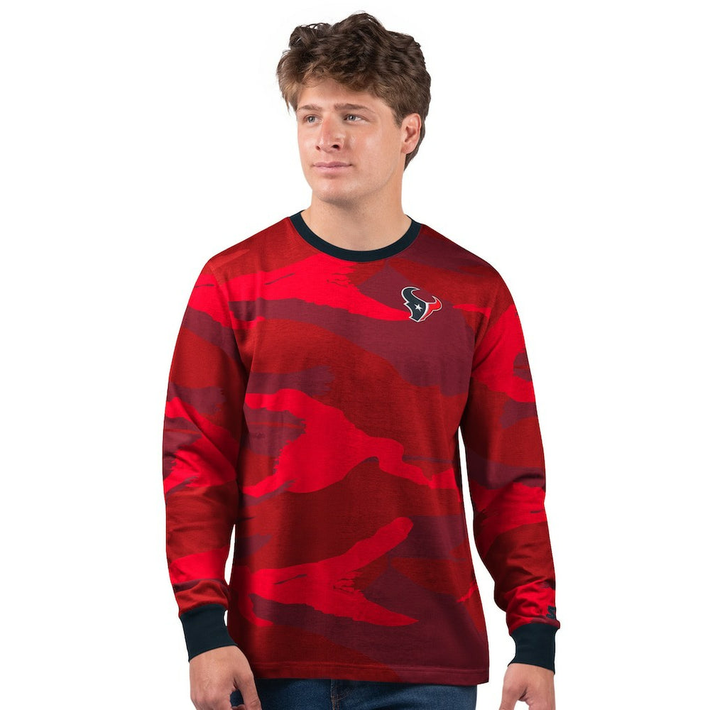 Houston Texans Starter Thursday Night Gridiron Long Sleeve T-Shirt- Red - NFL
