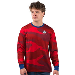 New England Patriots Starter Thursday Night Gridiron Vintage Logo Long Sleeve T-Shirt - Red - NFL