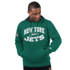 New York Jets Starter Thursday Night Gridiron Pullover Hoodie - Green - NFL