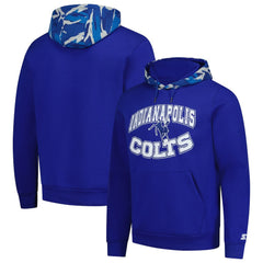 Indianapolis Colts Starter Thursday Night Gridiron Vintage Logo Pullover Hoodie - Royal - NFL