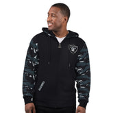 Las Vegas Raiders Starter Thursday Night Gridiron Full-Zip Hoodie - Black - NFL