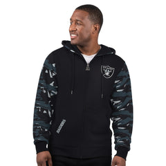 Las Vegas Raiders Starter Thursday Night Gridiron Full-Zip Hoodie - Black - NFL