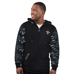 New Orleans Saints Starter Thursday Night Gridiron Full-Zip Hoodie - Black - NFL