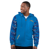 Los Angeles Chargers Starter Thursday Night Gridiron Full-Zip Hoodie - Powder Blue - NFL