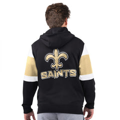 New Orleans Saints Starter Extreme Full-Zip Hoodie - Black - NFL