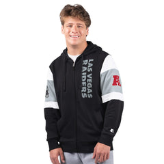 Las Vegas Raiders Starter Extreme Full-Zip Hoodie - Black - NFL