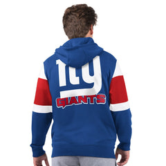 New York Giants Starter Extreme Vintage Logo Full-Zip Hoodie - Royal - NFL