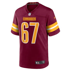 Nick Allegretti Washington Commanders Game Jersey - Burgundy - Nike