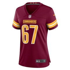 Nick Allegretti Washington Commanders Women's Game Jersey - Burgundy - Nike
