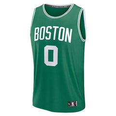 Fanatics Jayson Tatum Boston Celtics Youth Fast Break Replica Player Jersey Icon Edition Kelly Green