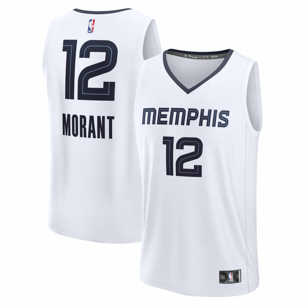 Fanatics Ja Morant Memphis Grizzlies Fast Break Replica Player Jersey Association Edition White