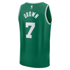 Fanatics Jaylen Brown Boston Celtics Fast Break Replica Player Jersey Icon Edition Kelly Green