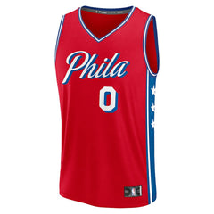 Fanatics Tyrese Maxey Philadelphia 76ers Fast Break Replica Player Jersey Statement Edition Red