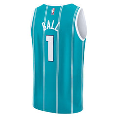 Fanatics LaMelo Ball Charlotte Hornets Youth Fast Break Replica Player Jersey Icon Edition Teal