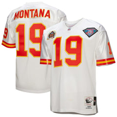 Joe Montana Kansas City Chiefs 1994 Authentic Throwback Retired Player Jersey - White - Mitchell & Ness
