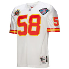 Derrick Thomas Kansas City Chiefs 1994 Authentic Throwback Retired Player Jersey - White - Mitchell & Ness