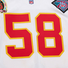 Derrick Thomas Kansas City Chiefs 1994 Authentic Throwback Retired Player Jersey - White - Mitchell & Ness