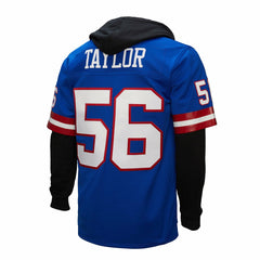 Lawrence Taylor New York Giants Player Name & Number Hoodie Legacy Jersey - Royal - Mitchell & Ness
